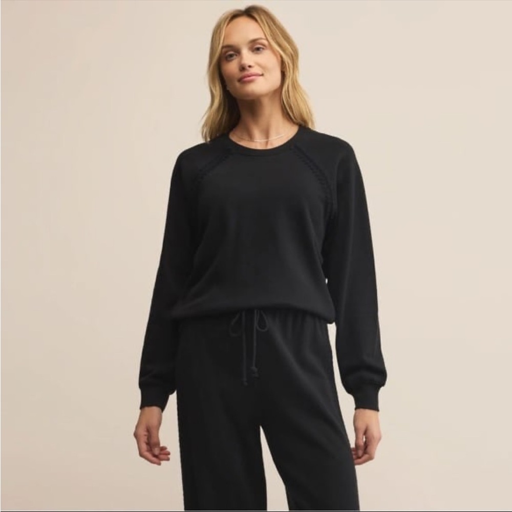 NWT Z Supply All Around Sweatshirt with Crochet trim sweatpants listed separate